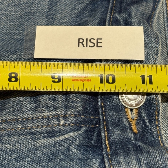 Everlane Womens 90s Curvy Cheeky Jean High Rise Crop 29 Straight Legs Button Fly - Picture 9 of 11